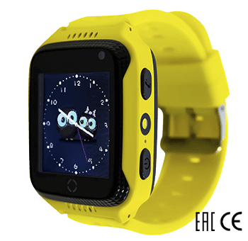 Умные часы Smart Baby Watch G100 желтый